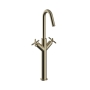 Heritage Salcombe Tall Basin Mixer Tap - Brushed Brass