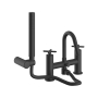 Heritage Salcombe Bath Shower Mixer Tap - Matt Black