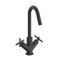 Heritage Salcombe Basin Mixer Tap - Matt Black
