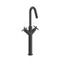 Heritage Salcombe Tall Basin Mixer Tap - Matt Black