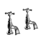 Heritage Trinity Basin Taps Pair - Chrome