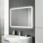 HiB Globe 60 Steam Free LED Bathroom Mirror 800mm H x 600mm W