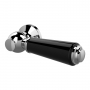 Hudson Reed Traditional Toilet Cistern Lever with Ceramic Detail Black