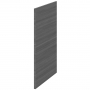 Hudson Reed Fusion Decorative Furniture End Panel 370mm Wide - Anthracite Woodgrain