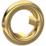 Nuie Round Basin Overflow Cover - Brushed Brass