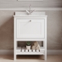 Hudson Reed Bexley 600mm Floor Standing Vanity Unit with Marble Top Basin