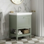 Hudson Reed Bexley 500mm Floor Standing Vanity Unit with Fireclay Basin