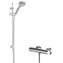 Hudson Reed Binsey Thermostatic Bar Shower Valve with Water Saving Slider Rail Kit - Chrome
