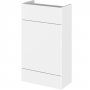 Hudson Reed Fusion Compact WC Unit 500mm Wide - Gloss White