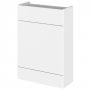 Hudson Reed Fusion Compact WC Unit 600mm Wide - Gloss White