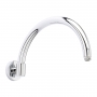 Hudson Reed Curved Wall Mounted Shower Arm 343mm Length - Chrome