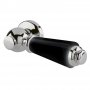 Hudson Reed Traditional Ceramic Lever for WC - Black