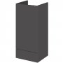 Hudson Reed Fusion Base Unit 400mm Wide - Gloss Grey