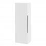 Hudson Reed Fluted Wall Hung Tall Storage Unit 400mm Wide - Satin White