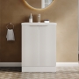Hudson Reed Fluted 600mm 2-Door Floor Standing Vanity Unit