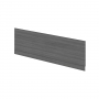 Hudson Reed MFC Straight Bath Front Panel and Plinth 560mm H x 1700mm W - Anthracite Woodgrain