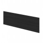 Hudson Reed MFC Straight Bath Front Panel and Plinth 560mm H x 1700mm W - Charcoal Black Woodgrain