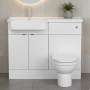 Hudson Reed Fusion 1100mm Combination Semi-Recessed Vanity and WC Unit