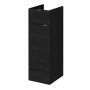 Hudson Reed Fusion Base Unit with 1 Drawer 300mm Wide - Charcoal Black Woodgrain