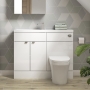Hudson Reed Fusion Slimline 1200mm Combination Vanity and WC Unit