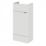 Hudson Reed Fusion Compact Vanity Unit 400mm Wide - Gloss Grey Mist