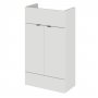 Hudson Reed Fusion Compact Vanity Unit 500mm Wide - Gloss Grey Mist