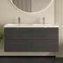 Hudson Reed Fusion Twin 1200mm 4-Drawer Wall Hung Vanity Unit