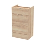 Hudson Reed Fusion Compact Vanity Unit 500mm Wide - Bleached Oak