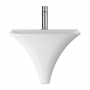 Hudson Reed Grace Wall Hung Cloakroom Basin 460mm Wide - 1 Tap Hole