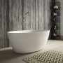 Hudson Reed Grace Freestanding Bath 1500mm x 760mm - Matt White