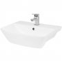 Hudson Reed Lynx Semi Recessed Basin 500mm Wide - 1 Tap Hole