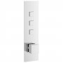Hudson Reed Ignite Thermostatic Concealed 3 Outlet Shower Valve Single Handle - Square