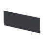 Hudson Reed Juno Straight Front Bath Panel and Plinth 560mm H x 1700mm W - Satin Anthracite