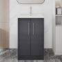 Hudson Reed Juno 500mm 2-Door Floor Standing Vanity Unit
