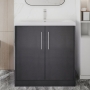 Hudson Reed Juno 800mm 2-Door Floor Standing Vanity Unit