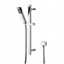 Hudson Reed Kubix Slider Shower Rail Kit with Pencil Handset - Chrome