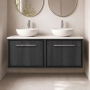 Hudson Reed Lille 1200mm 2-Drawer Wall Hung Vanity Unit with Countertop