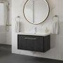 Hudson Reed Lille 800mm 1-Drawer Wall Hung Vanity Unit with Ceramic Basin
