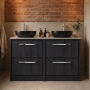Hudson Reed Lille 1200mm 4-Drawer Floor Standing Vanity Unit with Countertop