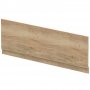 Hudson Reed MFC Straight Bath Front Panel and Plinth 560mm H x 1700mm W - Autumn Oak