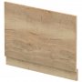 Hudson Reed MFC Straight Bath End Panel and Plinth 560mm H x 800mm W - Autumn Oak