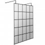Hudson Reed Frame Effect Wet Room Screen with Support Arms and Feet 1400mm Wide - 8mm Glass