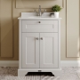 Hudson Reed Old London Marble Top 600mm Floor Standing Vanity Unit