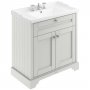 Hudson Reed Old London Floor Standing Vanity Unit with 3TH Basin 800mm Wide - Timeless Sand