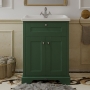 Hudson Reed Old London 600mm Floor Standing Vanity Unit with Ceramic Basin