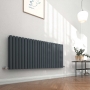 Delphi Ellipse Anthracite Horizontal Designer Radiator