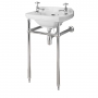 Hudson Reed Richmond Adjustable Washstand 500-560mm Wide Basins - Chrome