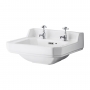 Hudson Reed Richmond Traditional Basin 560mm Wide - White 2 Tap Hole	