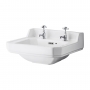 Hudson Reed Richmond Traditional Basin 560mm Wide - White 2 Tap Hole