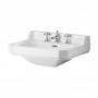 Hudson Reed Richmond Traditional Basin 560mm Wide - White 3 Tap Hole